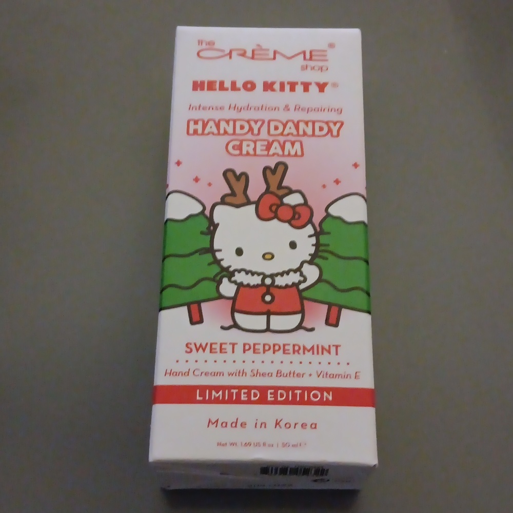 Hello Kitty sweet peppermint hand cream
